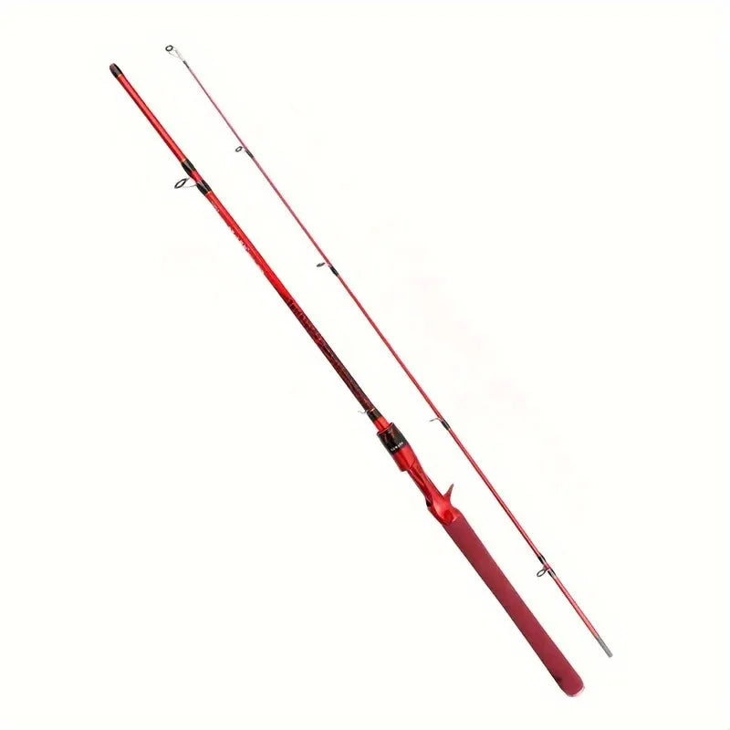 Red 180 Cm Carbon Fishing Rod ML Easy Grip Ceramic Tip Sports Outdoor Activities
