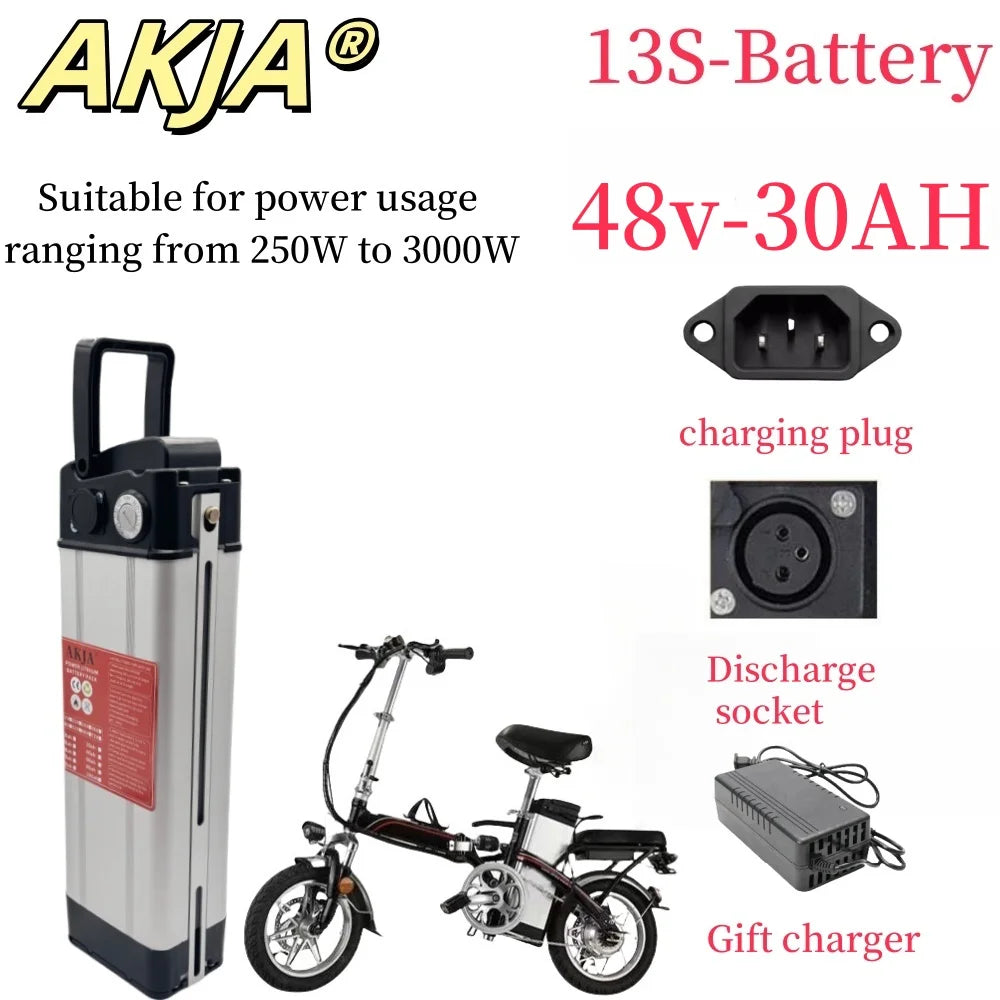 Air fast transportation,48V50AH,18650 high-capacity lithium battery pack,Suitable for Silver Fish motors below 3000W