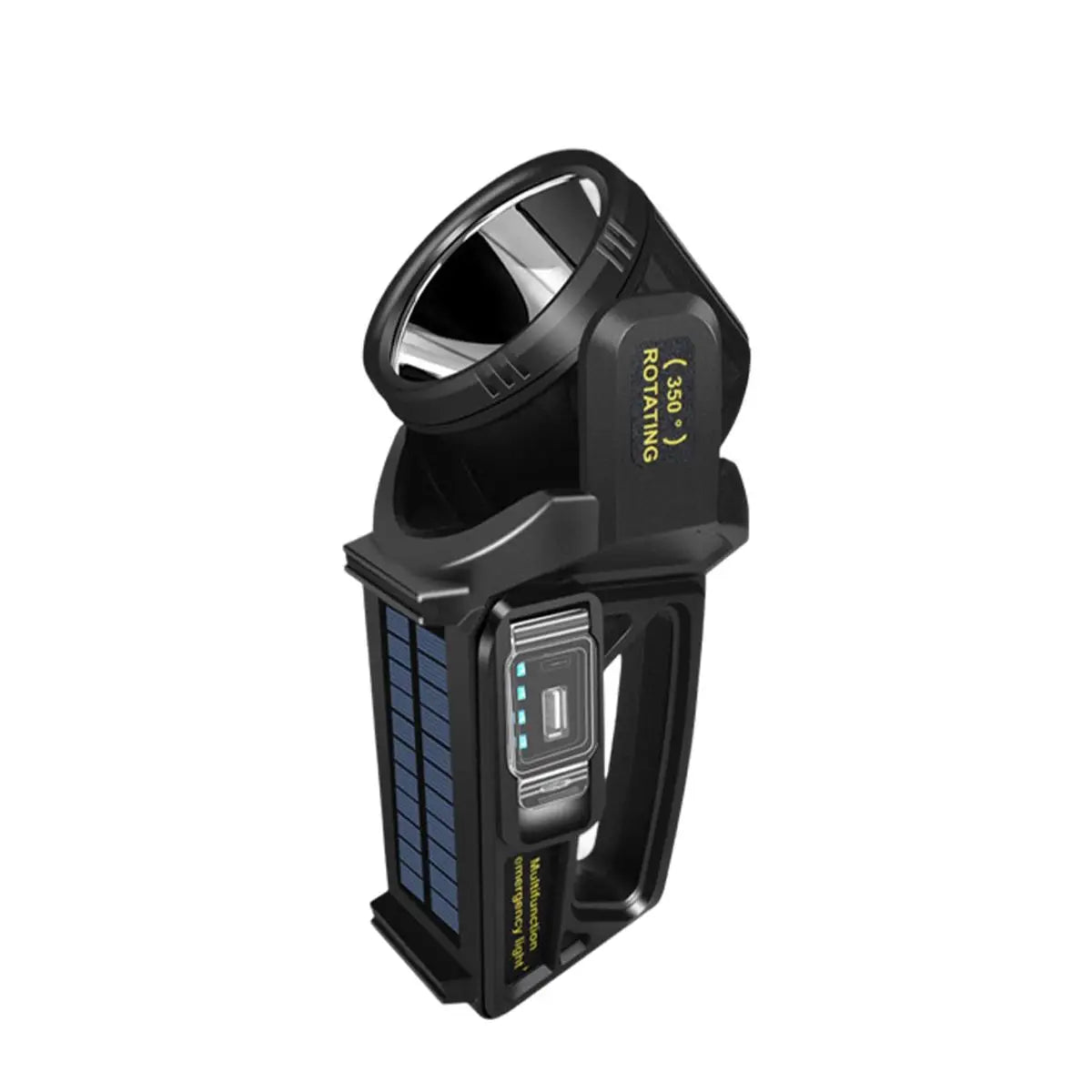 Aoyuansea Solar Rechargeable LED Flashlight Waterproof