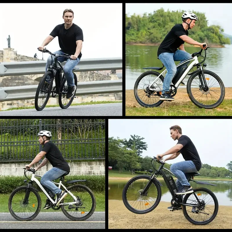 LELEKUAi 500W Brushless Electric Mountain Bike 23 MPH Top Speed