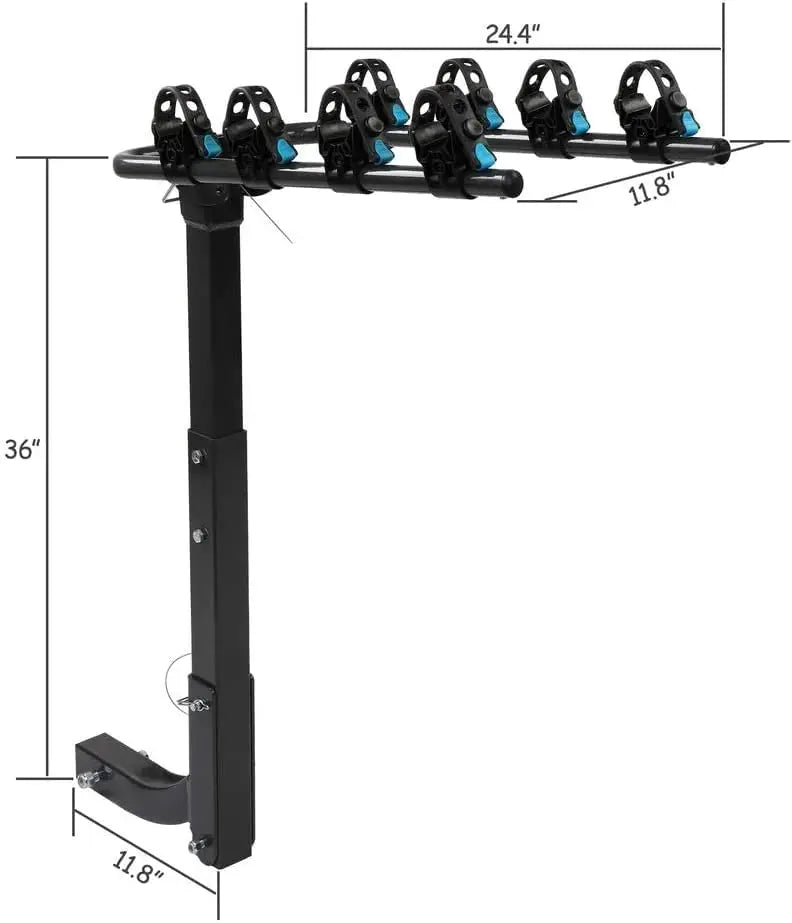 HiMISSC Bike Rack Hitch Mount Foldable Carrier For SUV