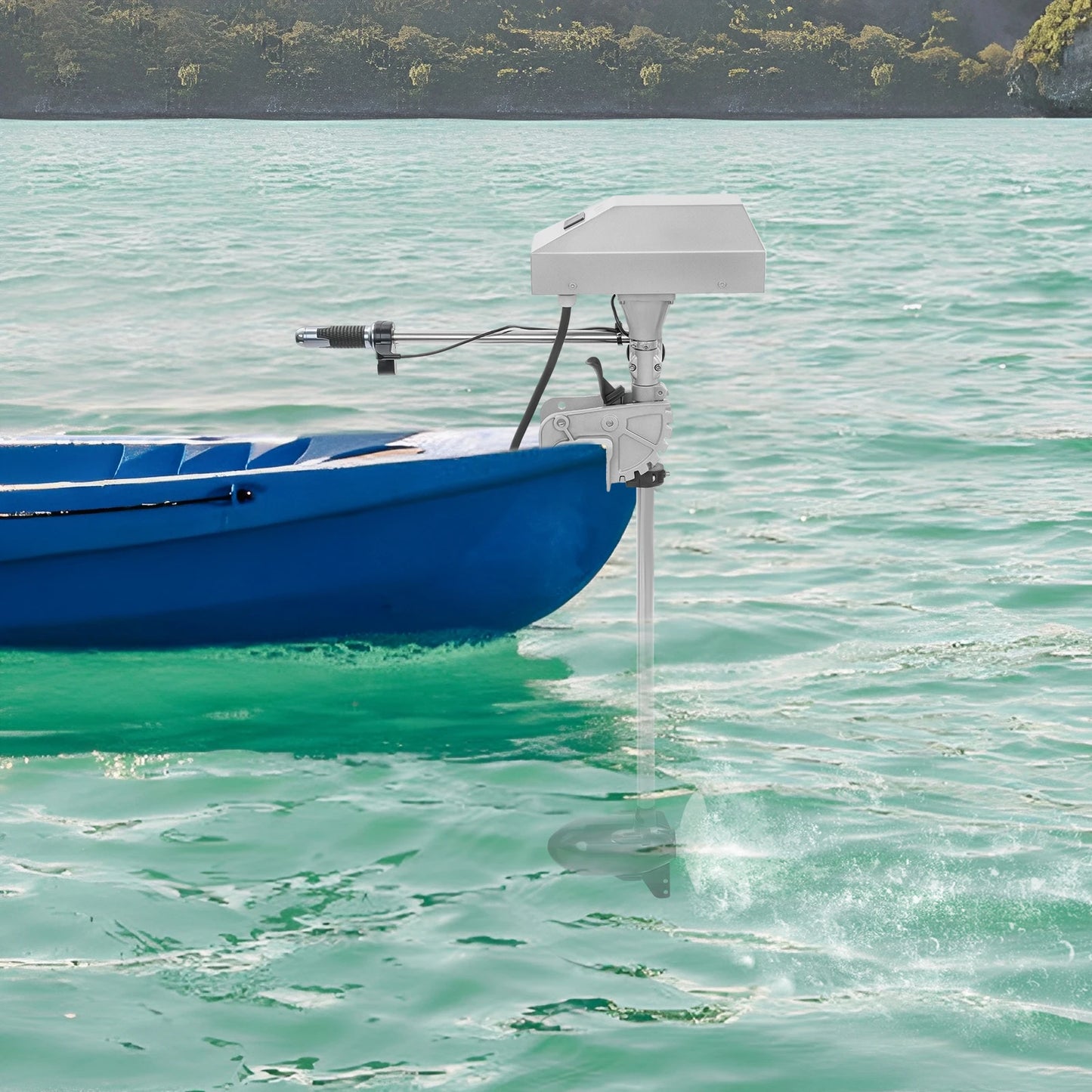 800-1500W LED Electric Outboard Motor 12-24V Display