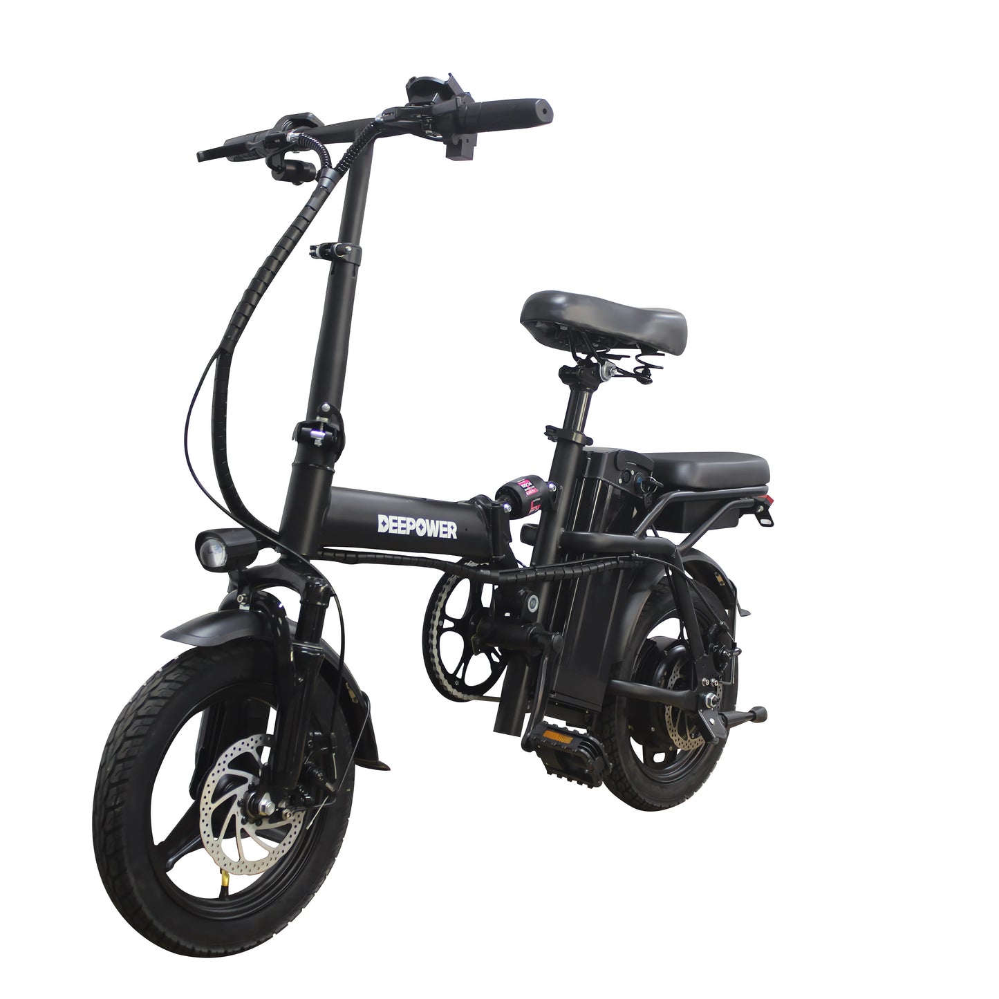 Folding E Bike Adults Motor Electric Dirt Bike 48V 15AH 400W Max 32KM/H Electric Bicycle City 14 inch Tire For Cycling Commuting