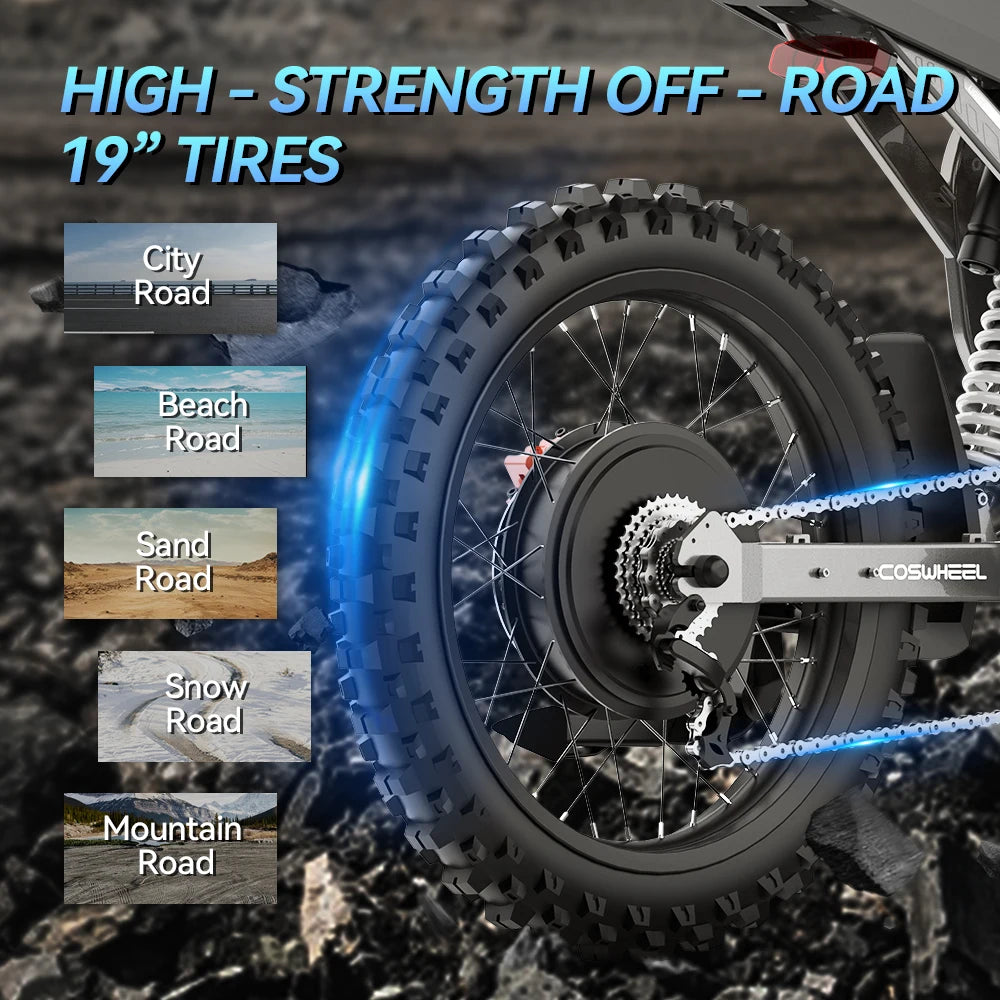 MOOBELO R19 Max Electric Off Road Ebike 3000W Brushless