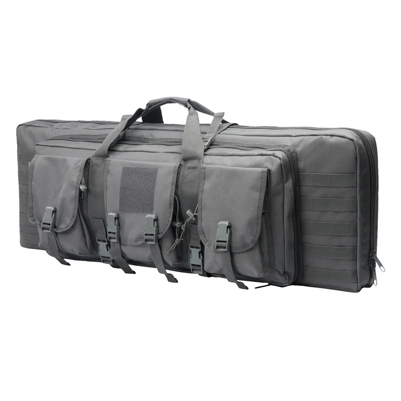 LQARMY Tactical Double Rifle Case Molle Sniper Gun Bag