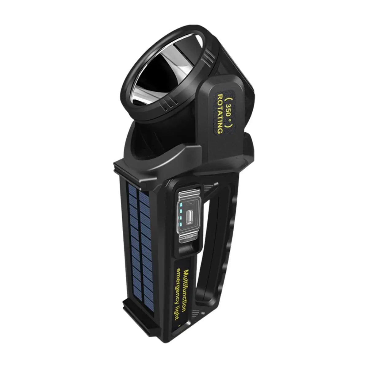 Aoyuansea Solar Rechargeable LED Flashlight Waterproof