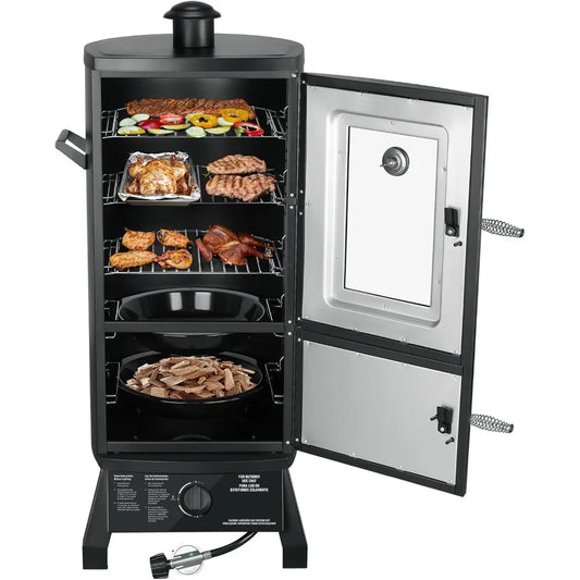 Hign-concerned Vertical Smoker with Temperature Control
