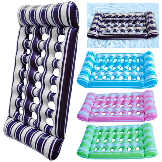 Shunmaii Inflatable Floating Bed Lounger for Pool Party