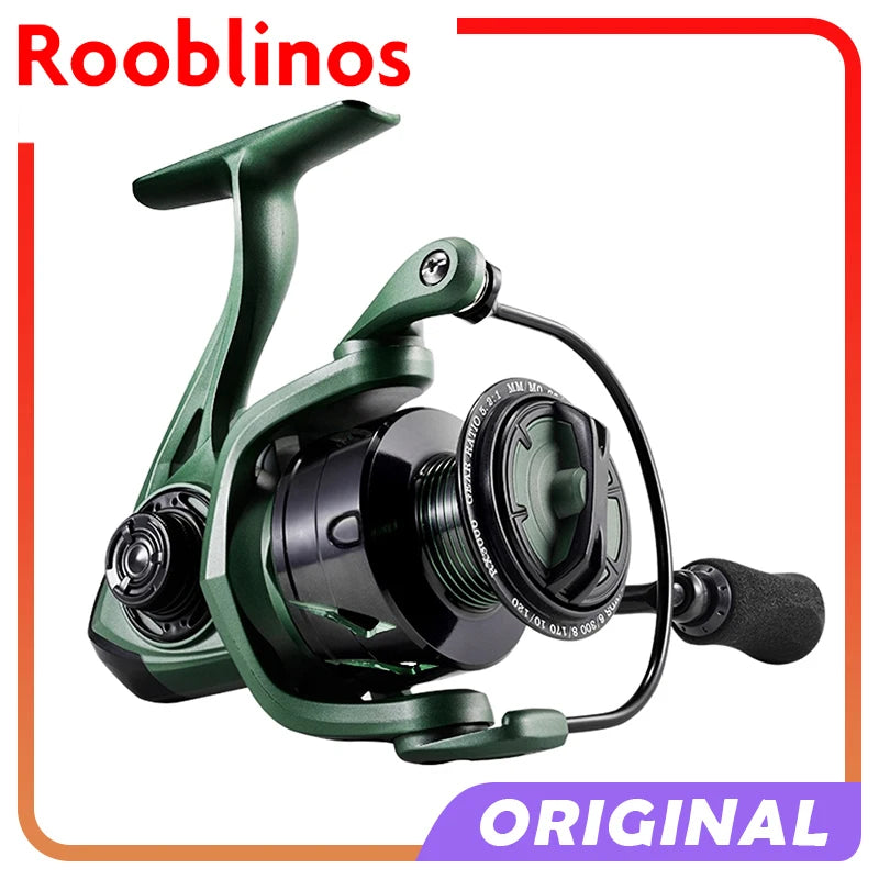 Fishing Spinning Reel With Gear Ratio 5 To 1 Ocean