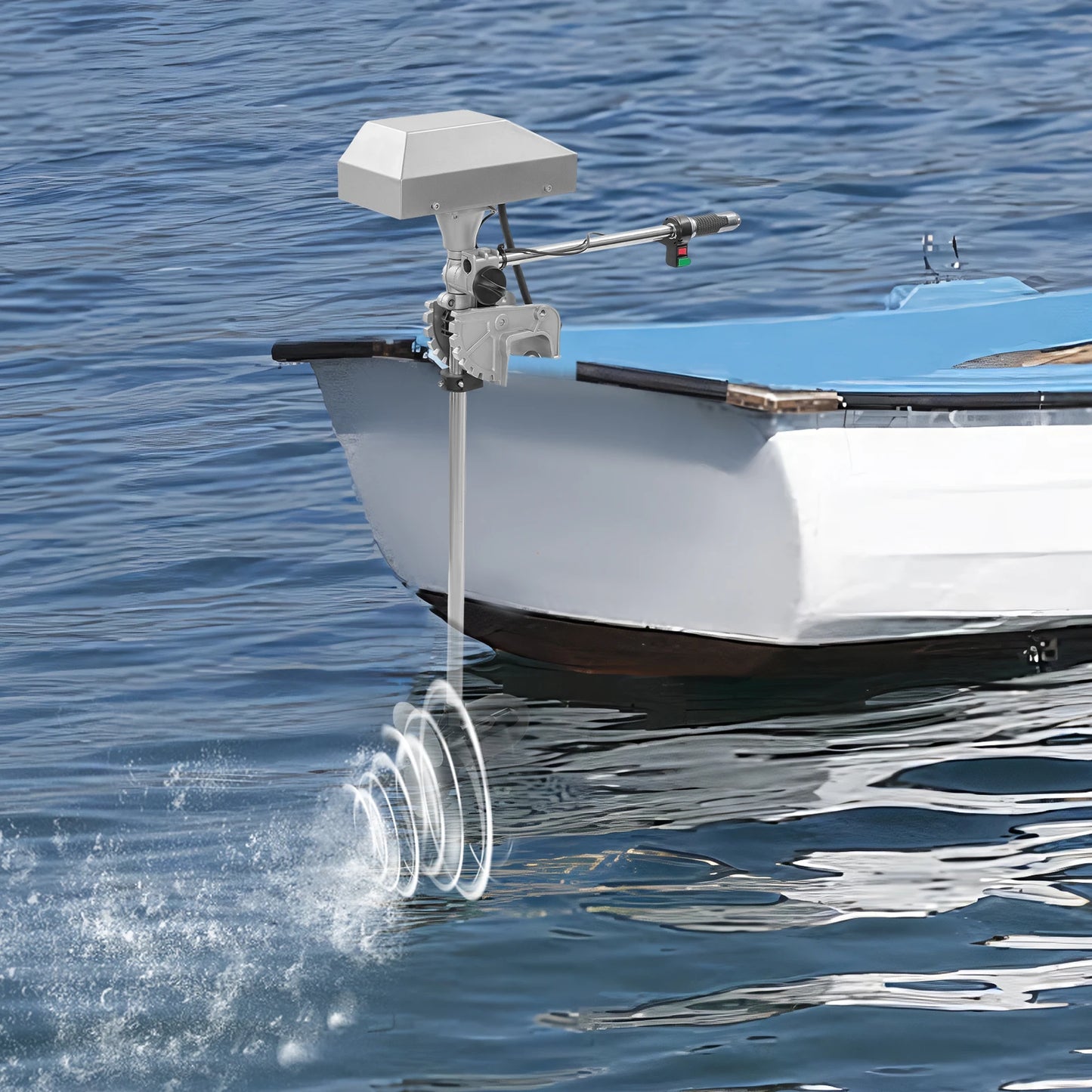 800-1500W LED Electric Outboard Motor 12-24V Display