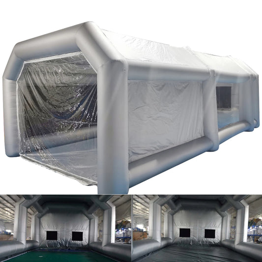 Inflatable Car Painting Tent With Activated Carbon Filter