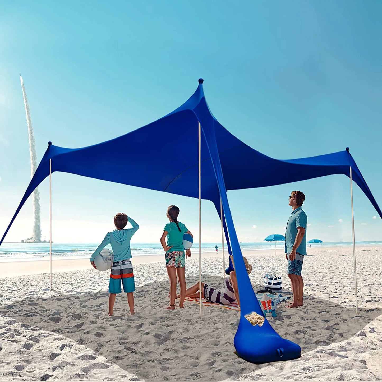 Building Outdoor Canopy Tent For Lawn Beach Camping Shade