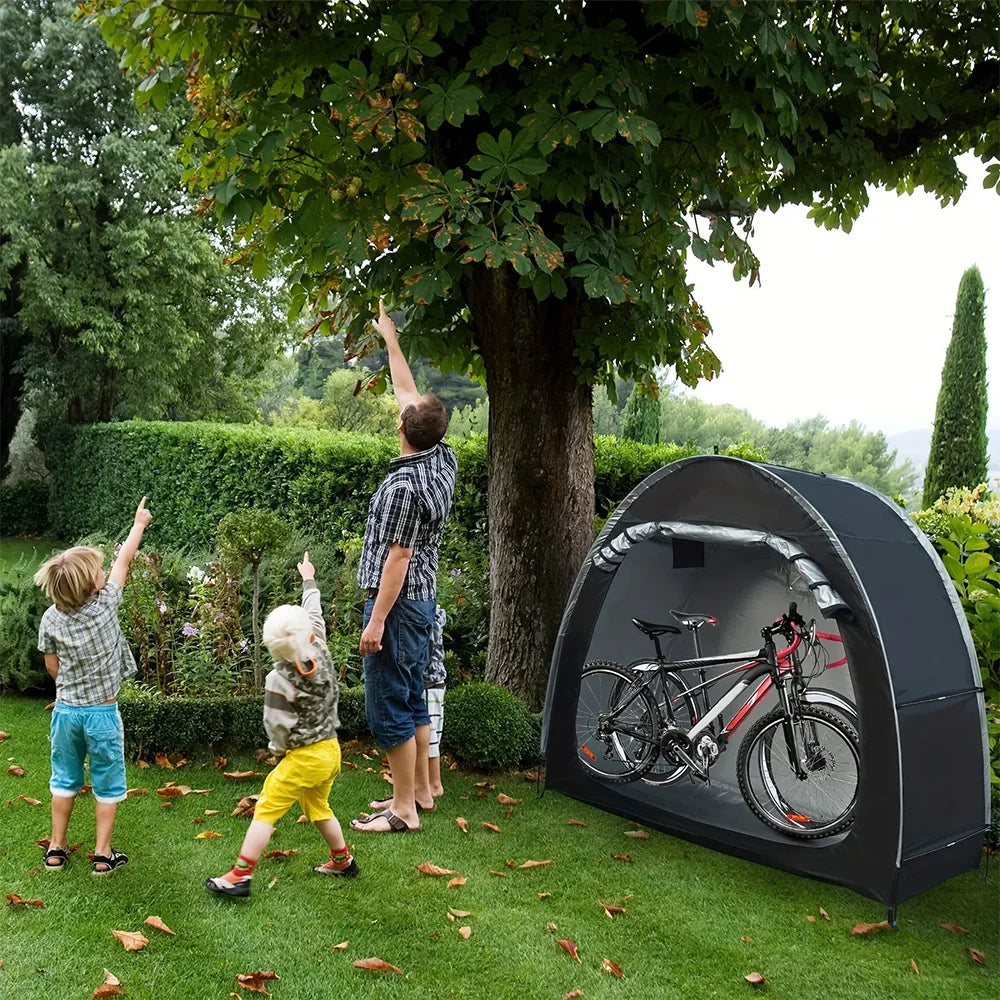 Foldable Outdoor Bicycle Storage Tent Waterproof Shelter For Road Bikes