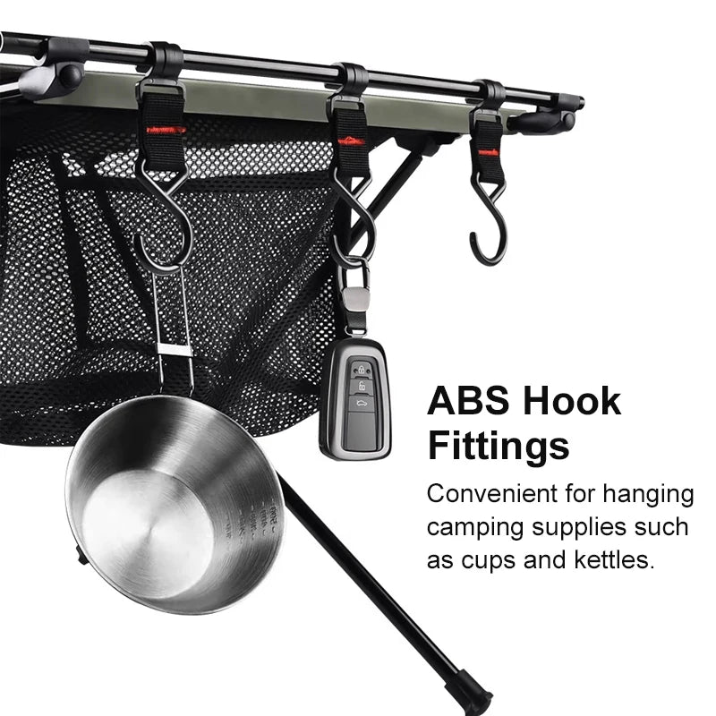 West Tune Folding Camping Table Aluminum Lightweight Portable Outdoor Table