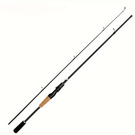 180cm Carbon Fiber Fishing Rod with Wooden Handle for All-Weather Outdoor Sports and Entertainment Gear