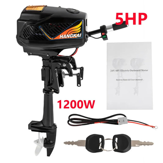 Hign-concerned 48V Electric Outboard Trolling Motor 1200W Short Shaft