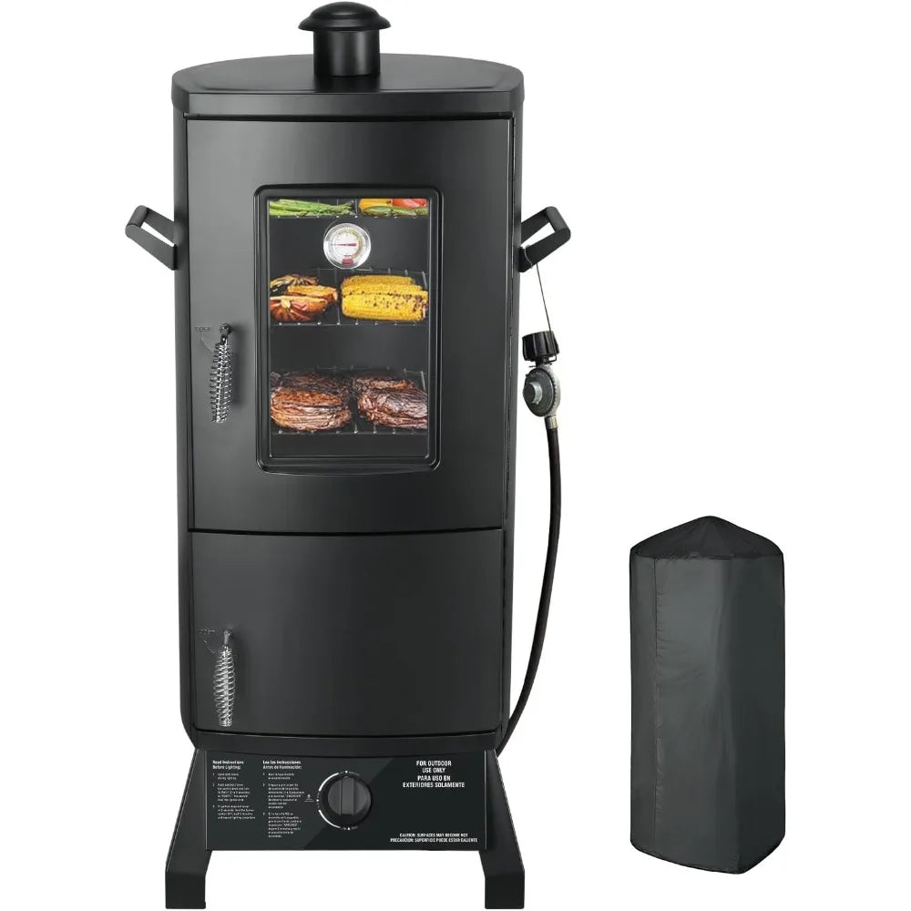 Hign-concerned Vertical Smoker with Temperature Control