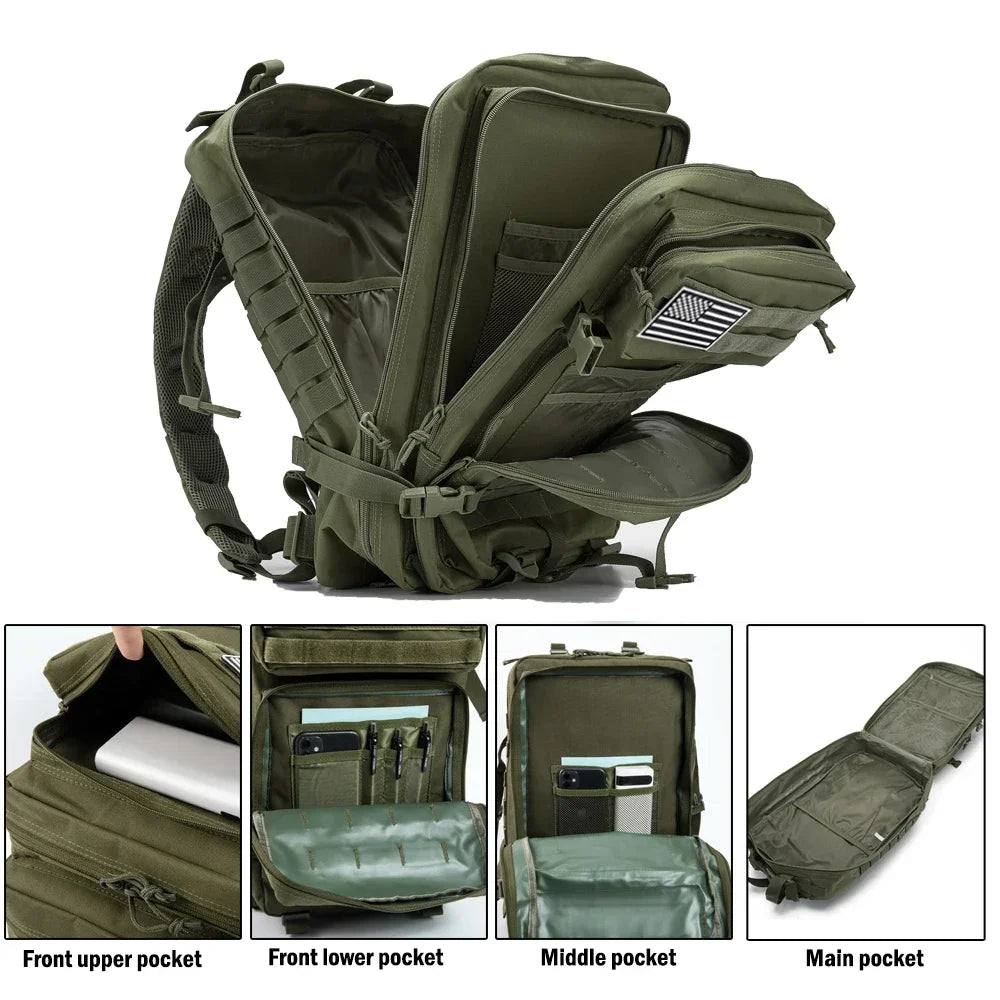 ReFire Gear Tactical Backpack for Hiking and Camping
