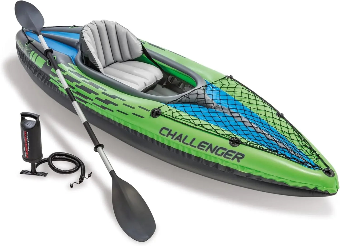 Two Person Kayak Set With Deluxe Paddles And Cargo Net