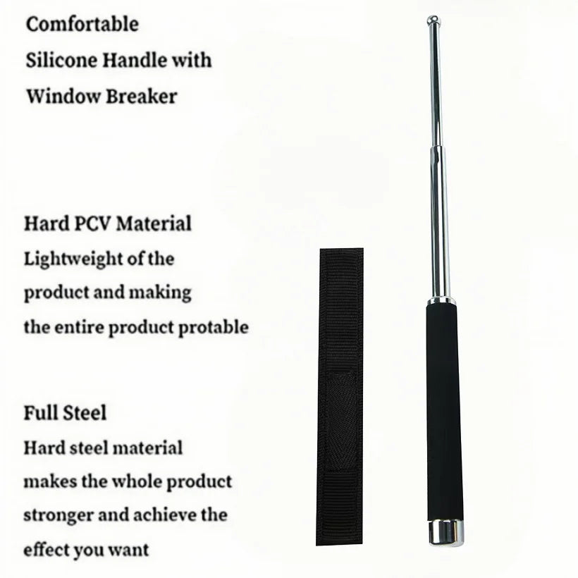 Outdoor Multi-Function Support Rod for Camping, Quick Open Design for Easy Carrying, Includes Storage Bag