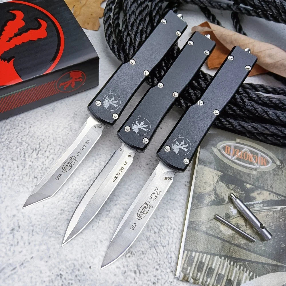 UTX-70 pocket knife camping multi-functional EDC knife outdoor hiking survival self-defense knife, tactical knife, hunting knife