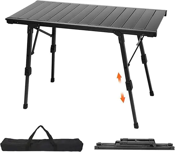 Folding Camping Table, Portable Outdoor IGT Camp Table, Foldable Picnic Table, Outdoor IGT Cook System with Carry Bag, Ultraligh