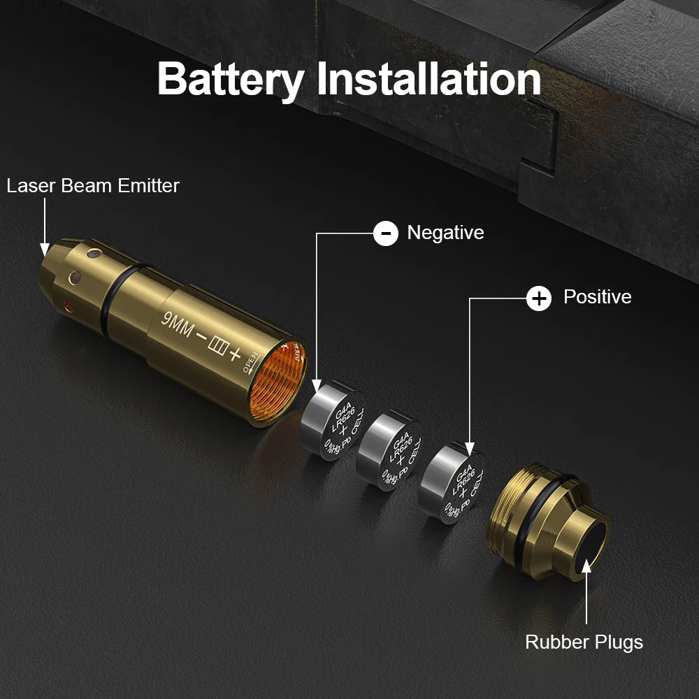 Hign-concerned 9mm Laser Training Cartridge Dry Fire Laser Trainer