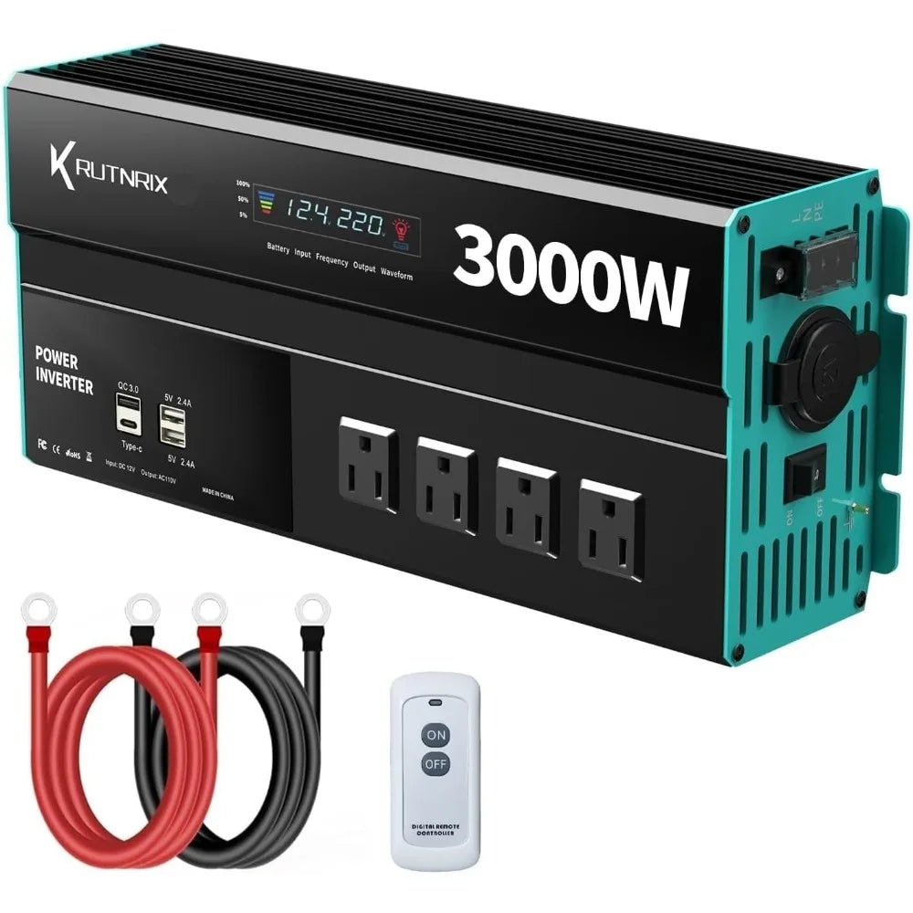 Hign-concerned 400W Power Inverter 12V To 110V AC With USB
