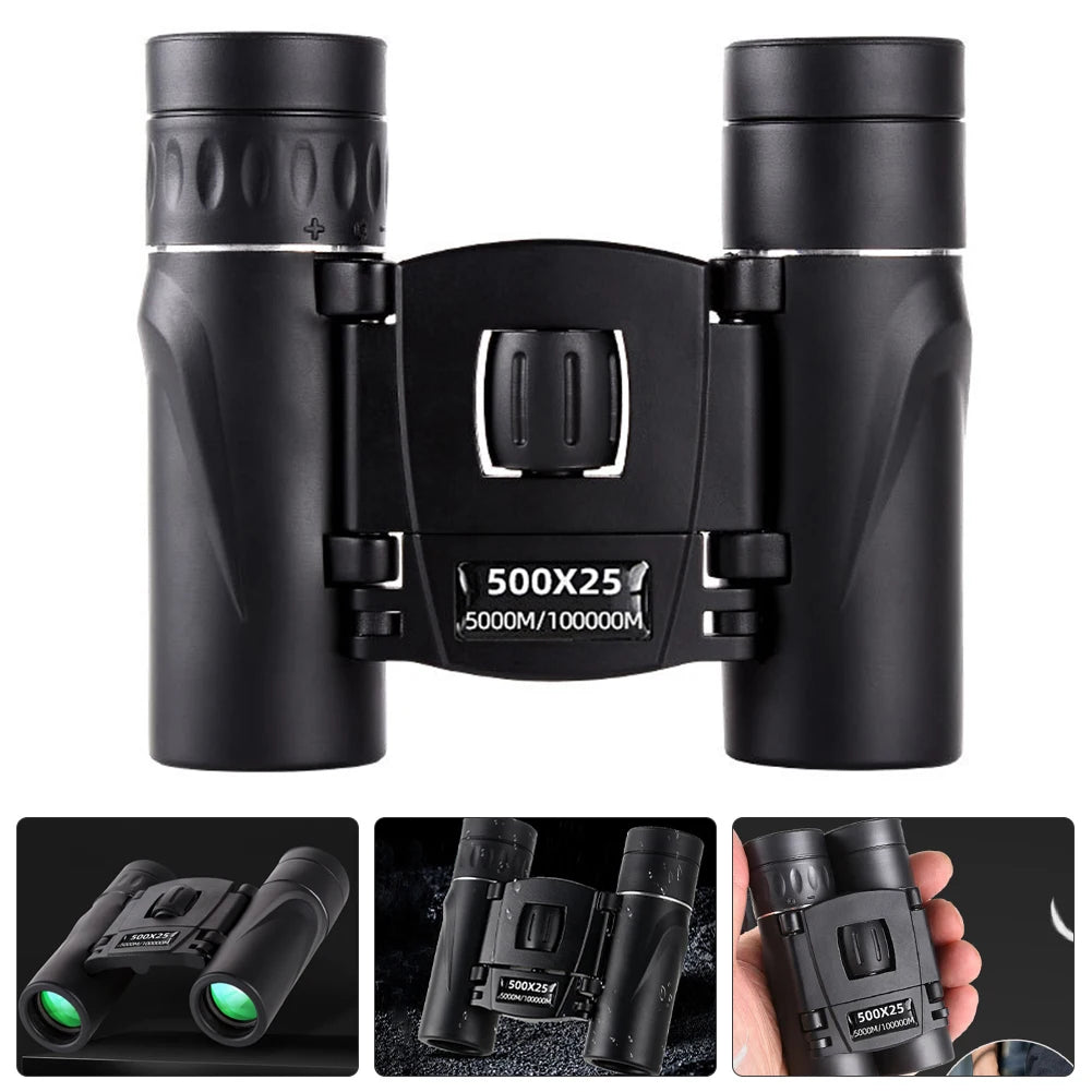 Binoculars Long Range Telescope Portable Binoculars HD Powerful Binoculars for Bird Watching Travel Hunting Football Games