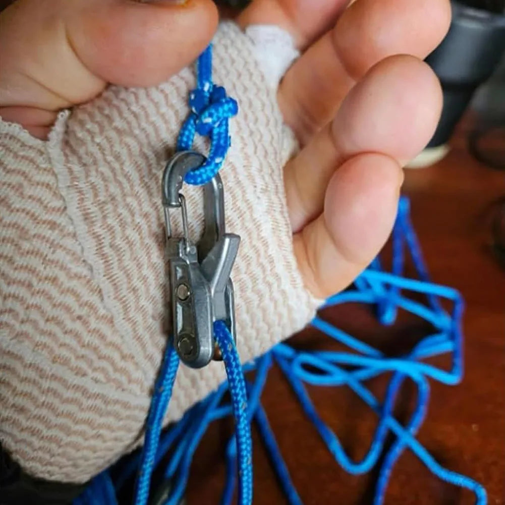 Alloy Rope Tension Adjuster Portable Rope Tension Durable Compact Rope Adjuster Alloy Outdoor Rope Adjuster For Outdoor Camping