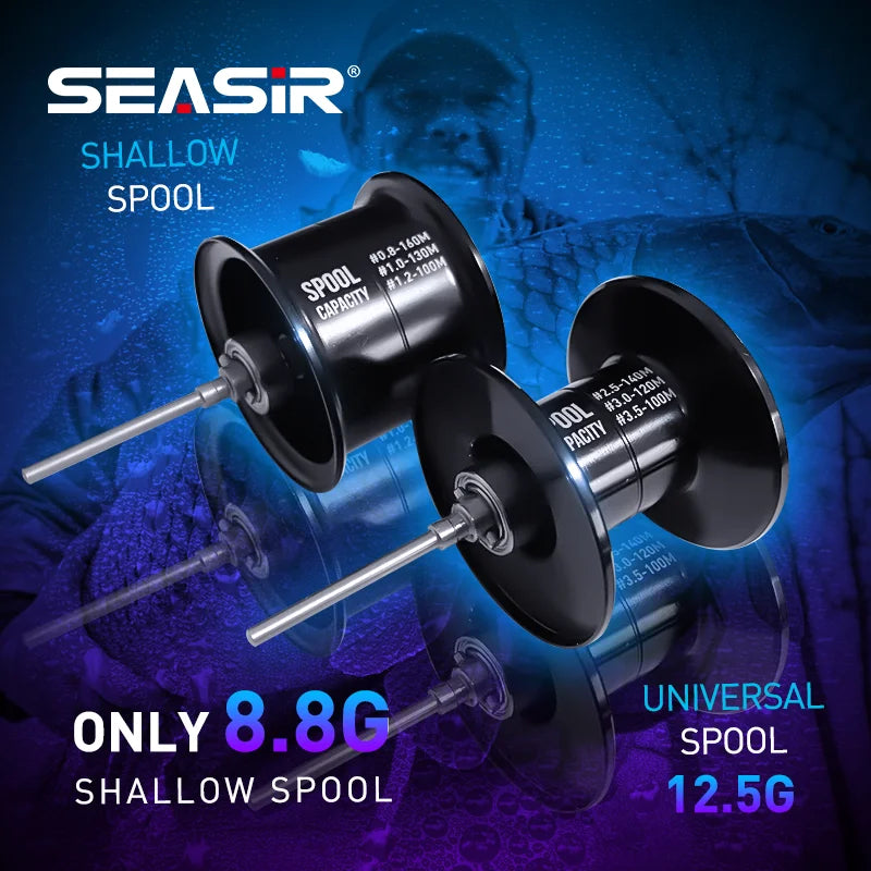 SeaSir Cast X Baitcasting Reel 7.3 To 1 Aluminum Spool