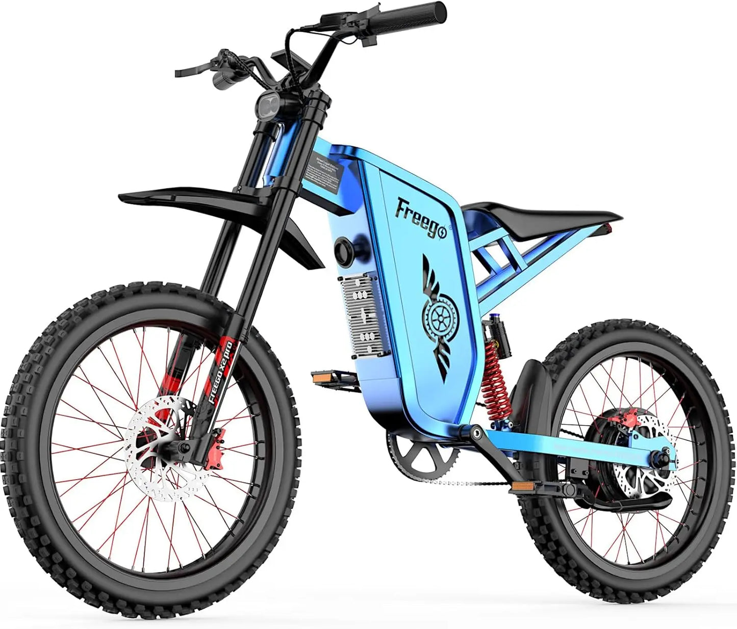 Freego X2 Pro Electric Off Road Ebike 6000W 50MPH Warranty