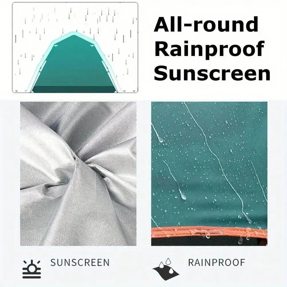 Building 3 To 4 Person Pop Up Camping Tent Waterproof