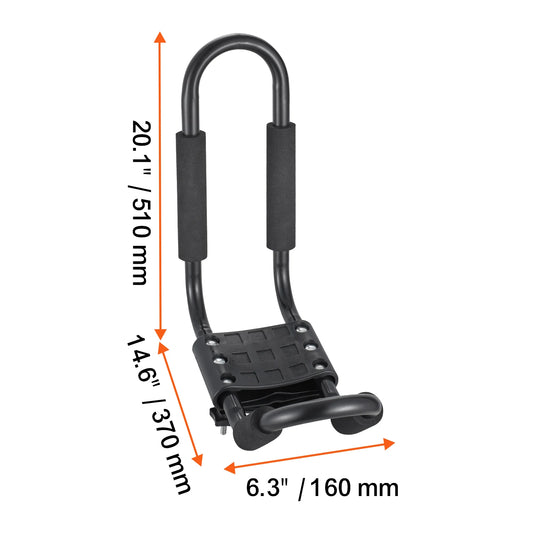 SucceBuy Kayak Roof Rack JBar Pairs For Soft Roof Carrier