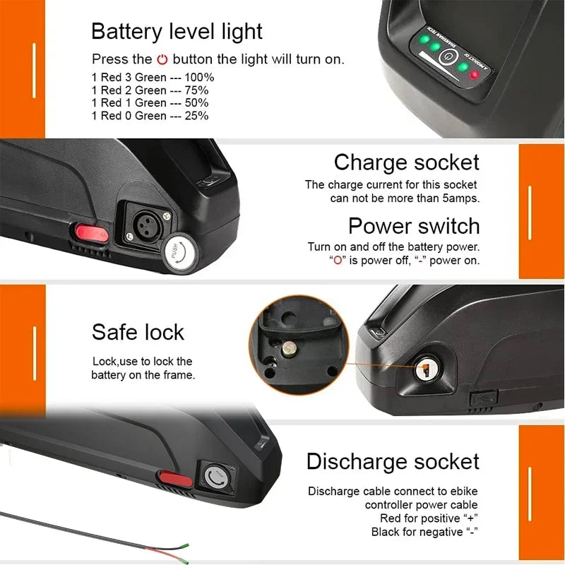 js 48V 250W 350W 500W Electric Bike Conversion Kit with 24AH Battery Front Rear Hub Motor Freewheel /Casset Wheel20 26 27.5 700