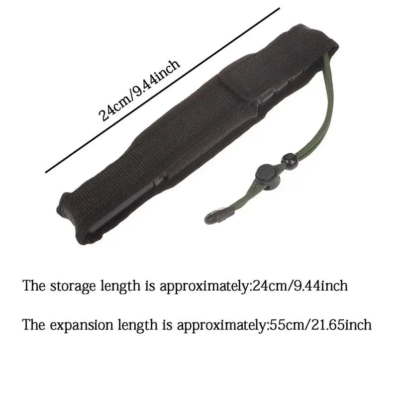Outdoor Multi-Function Support Rod for Camping, Quick Open Design for Easy Carrying, Includes Storage Bag