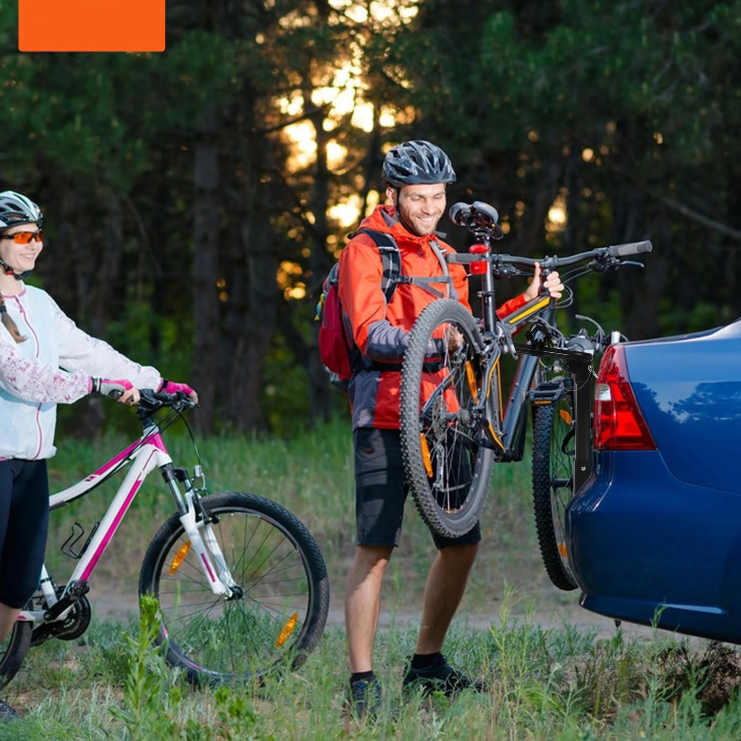 HiMISSC Bike Rack Hitch Mount Foldable Carrier For SUV