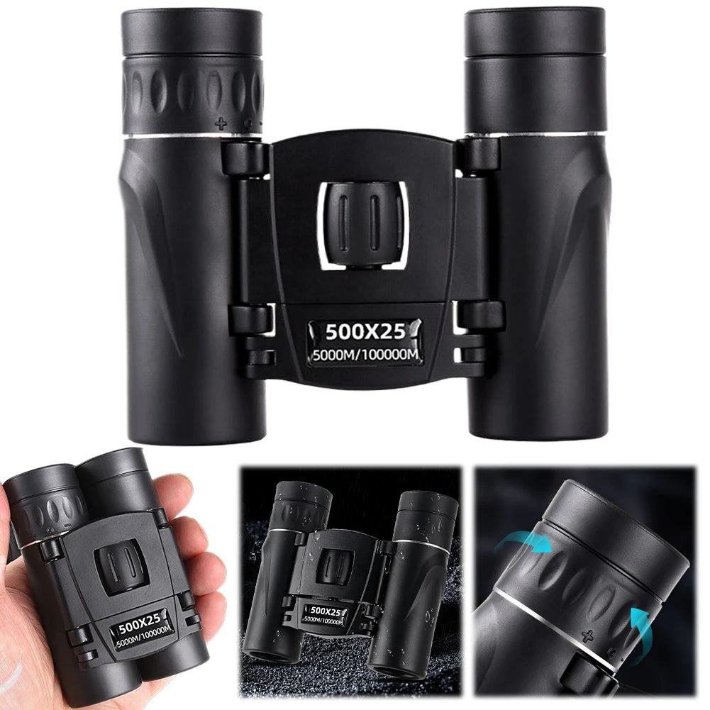 Binoculars Long Range Telescope Portable Binoculars HD Powerful Binoculars for Bird Watching Travel Hunting Football Games