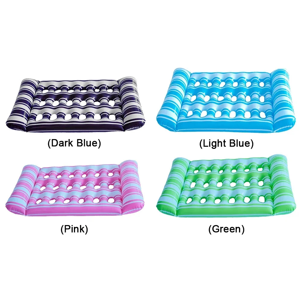 Shunmaii Inflatable Floating Bed Lounger for Pool Party