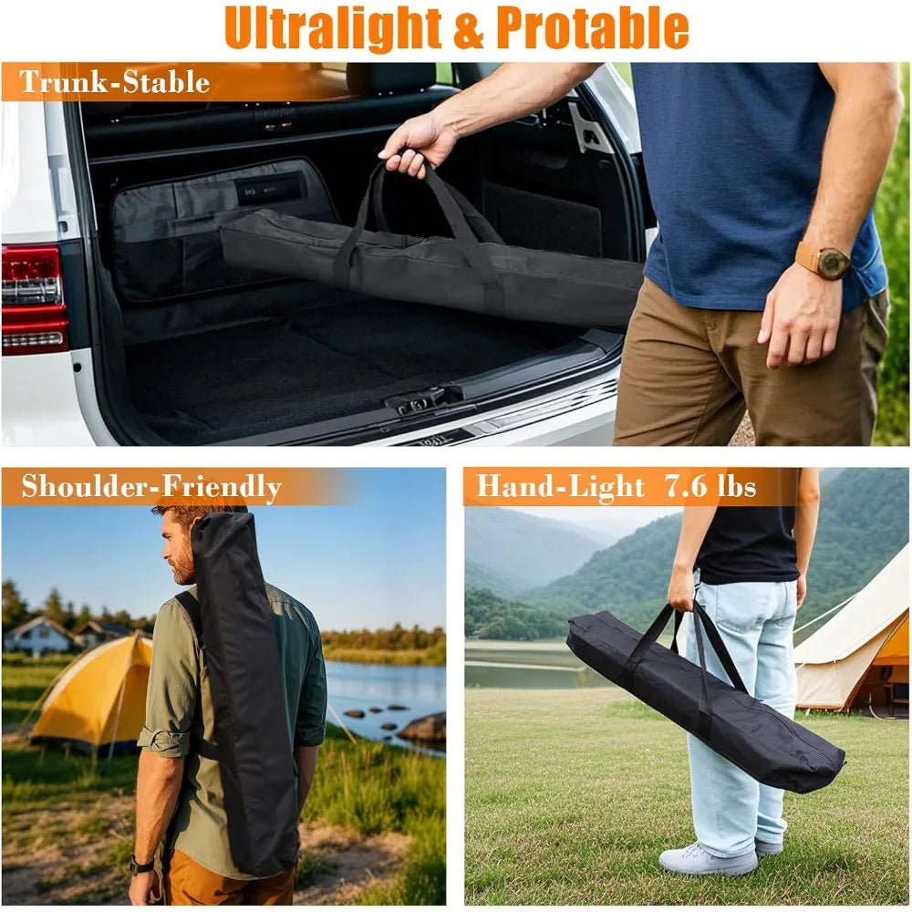 Folding Camping Table, Portable Outdoor IGT Camp Table, Foldable Picnic Table, Outdoor IGT Cook System with Carry Bag, Ultraligh