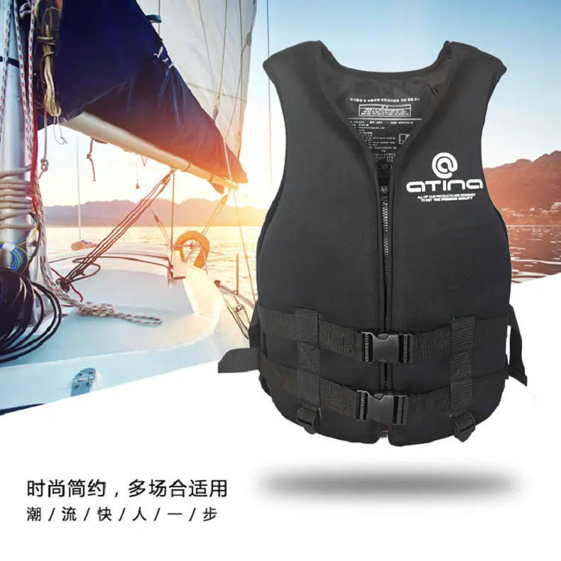 Wholesale large buoyancy foam life jackets for ships waters rescue vests Outdoor drifting surf vests fishing kids women