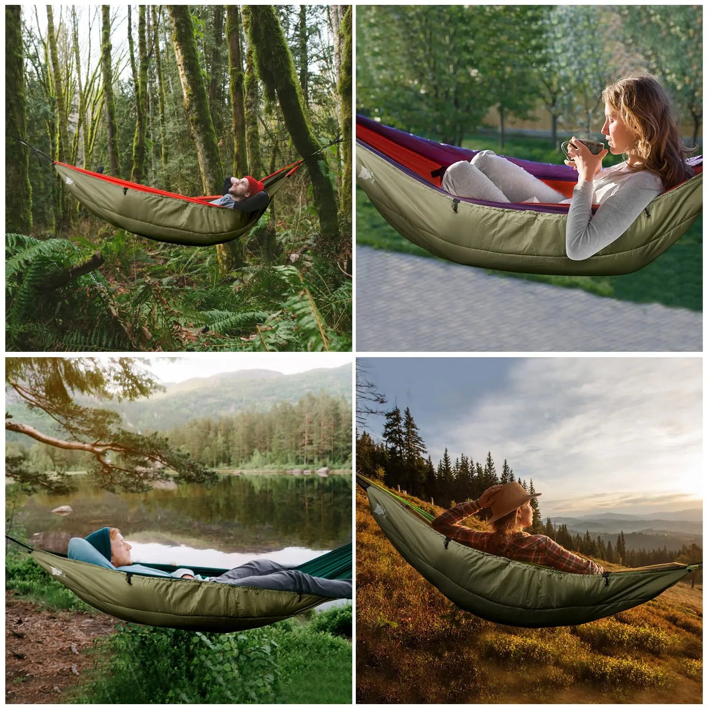 Hammock Underquilt Sleeping Bag Sleep System 4 Seasons Lightweight Warm