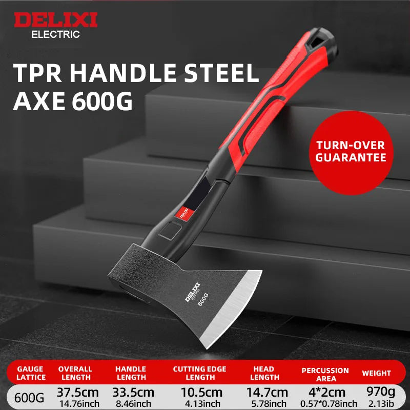 Delixi Electric Chopping Axe Blade Cover Non Slip Handle