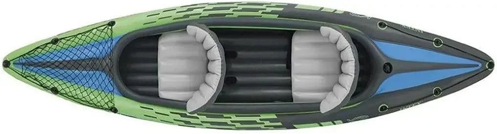 Two Person Kayak Set With Deluxe Paddles And Cargo Net