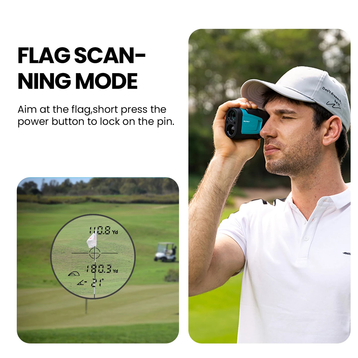 MiLESEEY PF210 Range Finder 600m Golf Laser CE FCC Certification