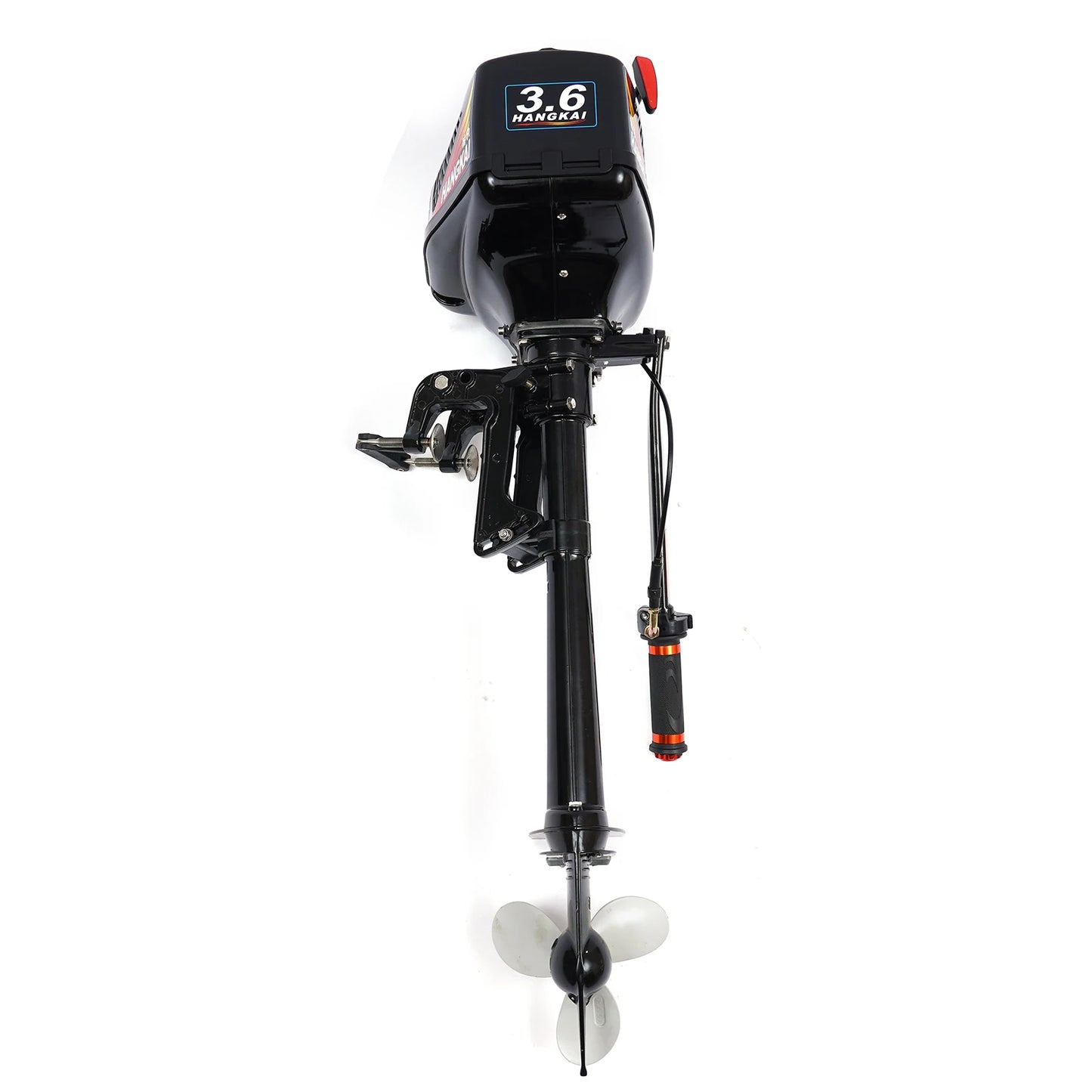 Outboard Fishing Engines Marine Engines 2 Stroke 3.6 HP Heavy Duty Cooled CDI Systems 55CC Water Cooled Half Air Cooled Systems
