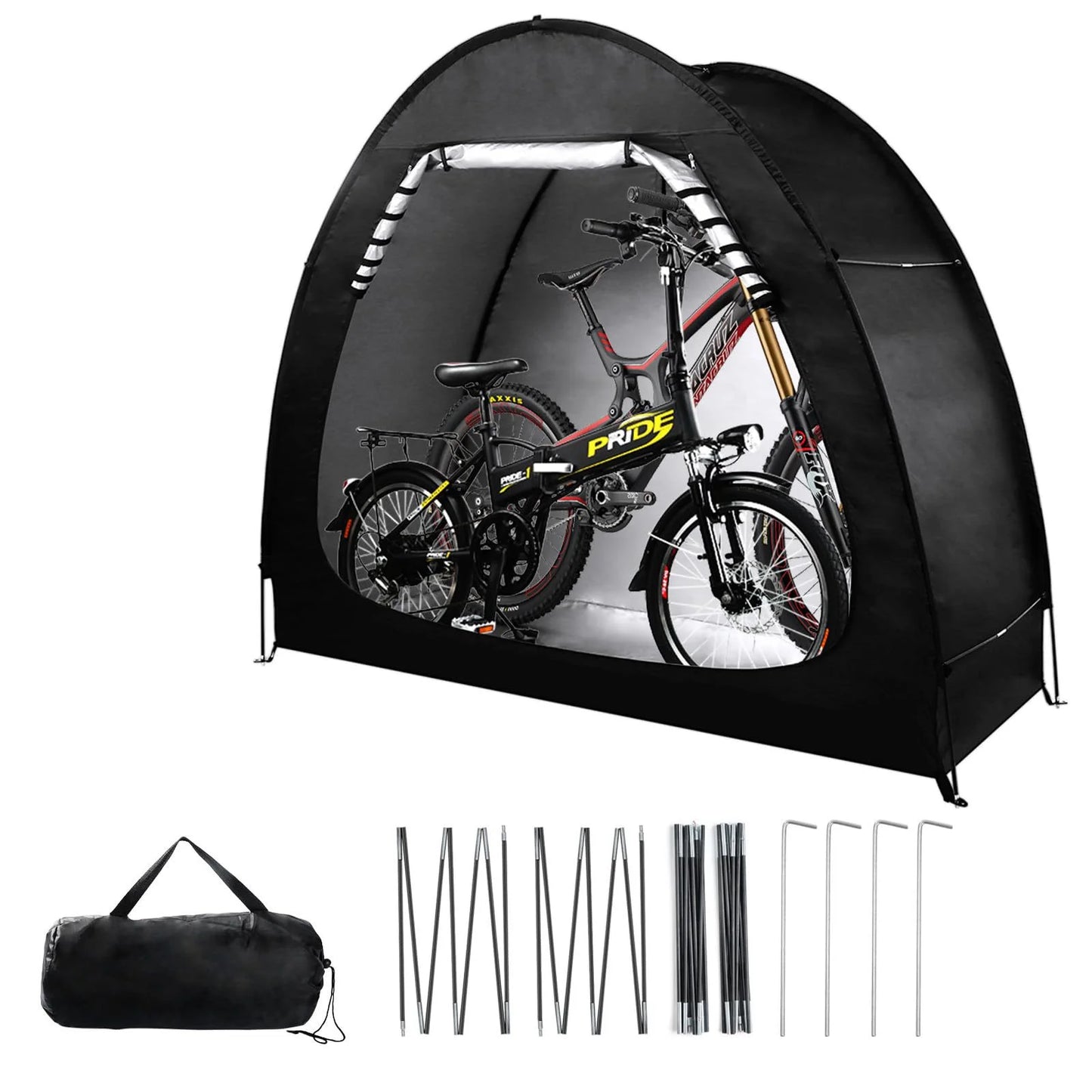 Foldable Outdoor Bicycle Storage Tent Waterproof Shelter For Road Bikes