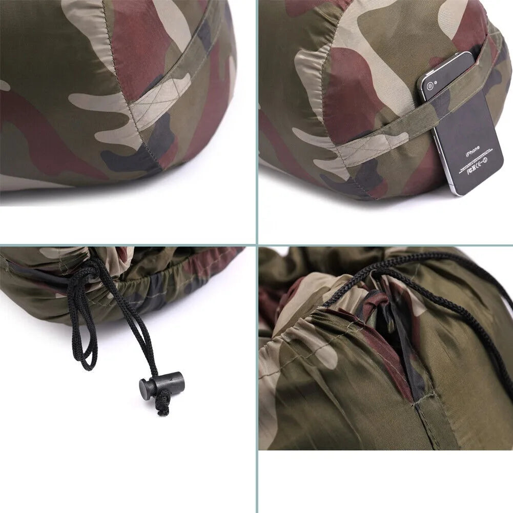 Cotton Filled Military Emergency Sleeping Bag For Outdoor Camping