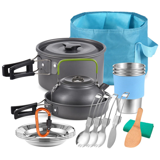 Backpacking Cookware Set For Outdoors Camping Pot Set